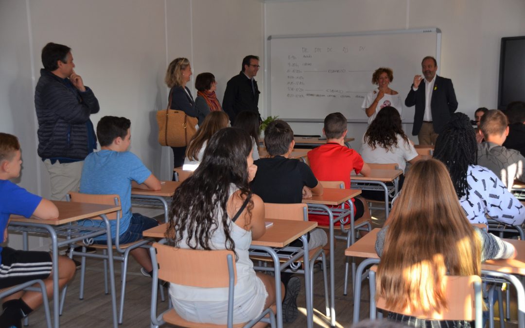 Els 103 alumnes del nou institut de Mollerussa inicien curs amb normalitat a les noves instal·lacions